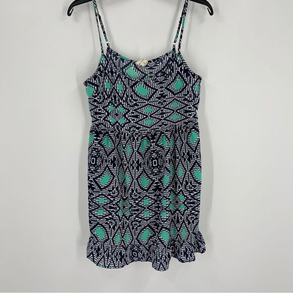 One Clothing Women’s Sleeveless Geometric Print Micro Mini Dress size S - Picture 1 of 3
